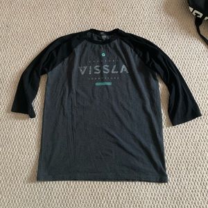 VISSLA 3/4 sleeve T